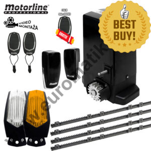 Kit za klizna dvorišna vrata Motorline 500 Bravo (VIDEO MONTAŽA)