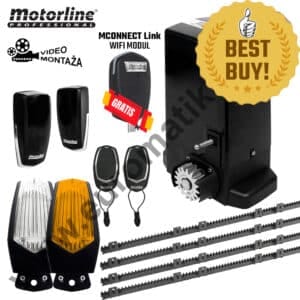 Kit za klizna dvorišna vrata Motorline 500 Bravo