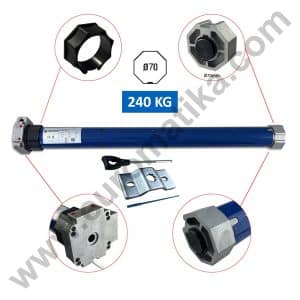 Tubularni motor za tende sa ručnim upravljanjem 240kg