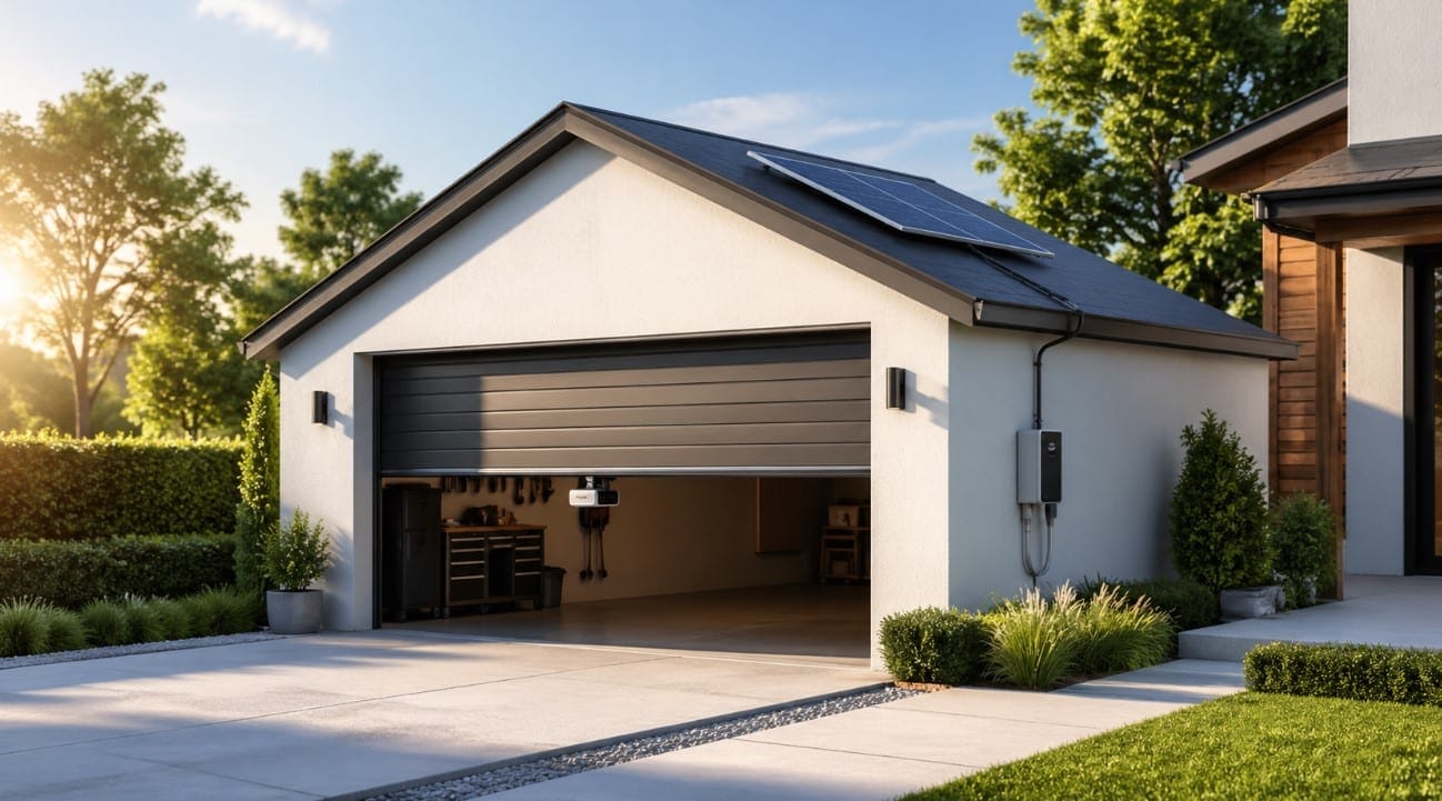 Kako funkcionira solarni kit za garažna vrata